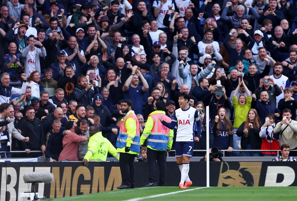 Tottenham Son Heung min West Ham