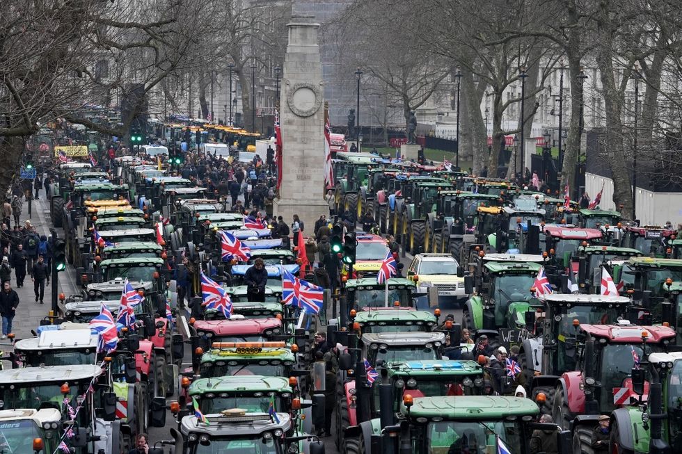 Tractors in Whitehall