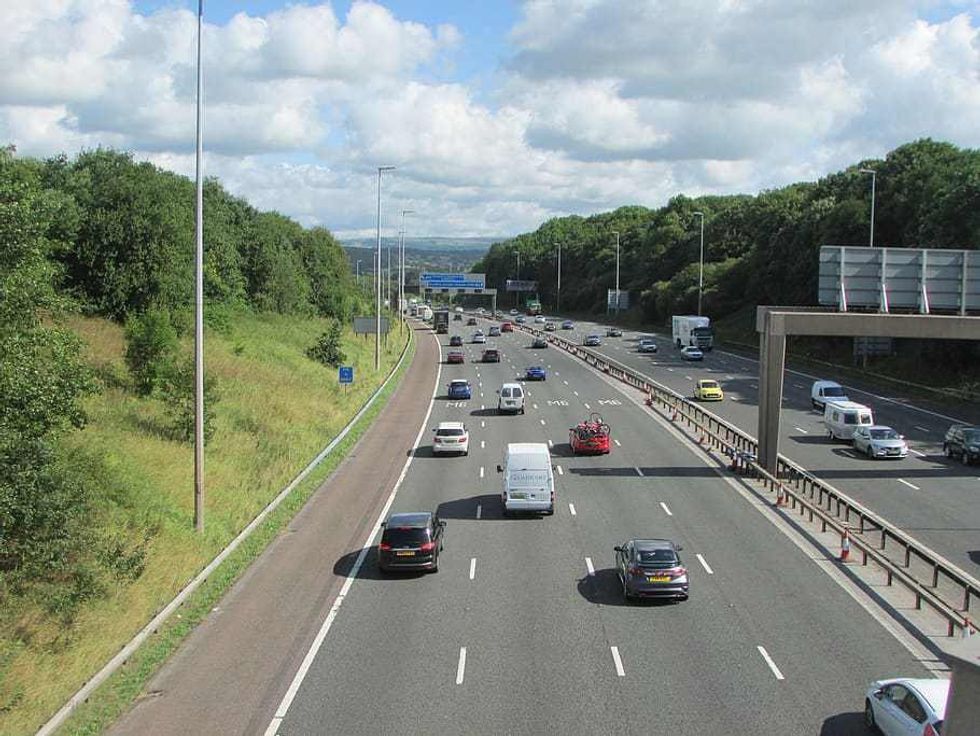 Traffic on a motorway