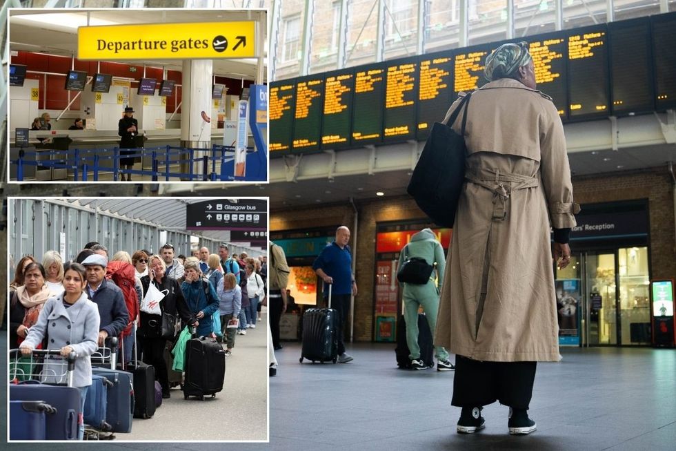 Train and airport disruption set to impact Britons this December