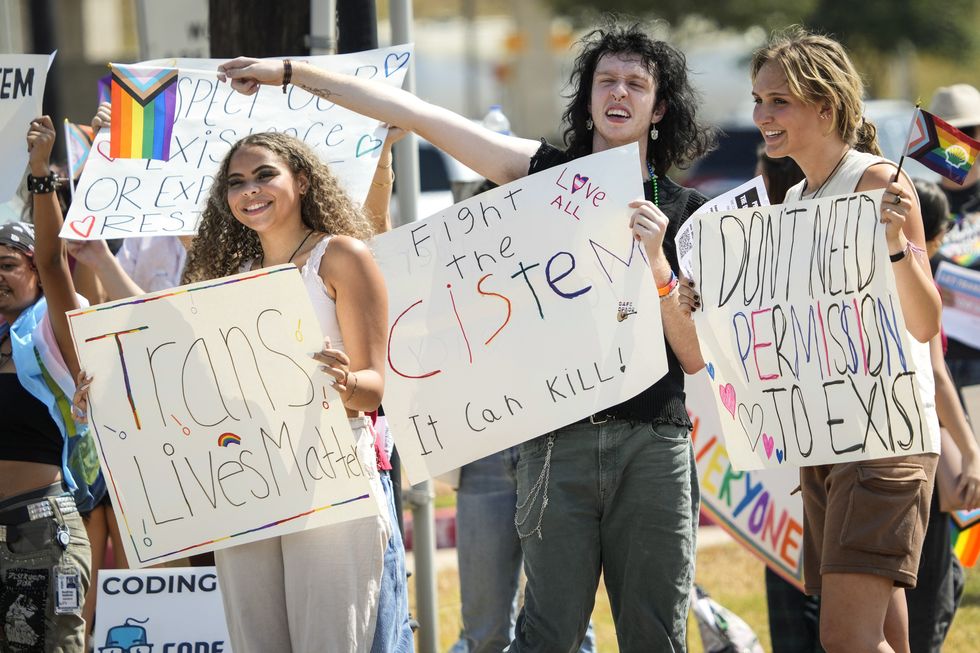 Transgender protest in Texas