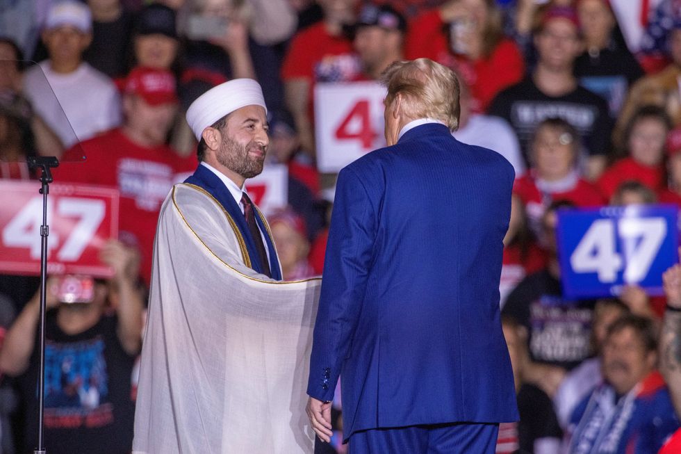 Trump and Muslim community leader