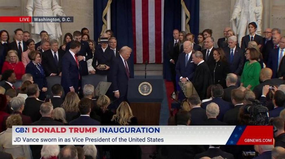 Trump sworn in