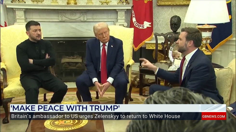 Trump, Vance and Zelensky