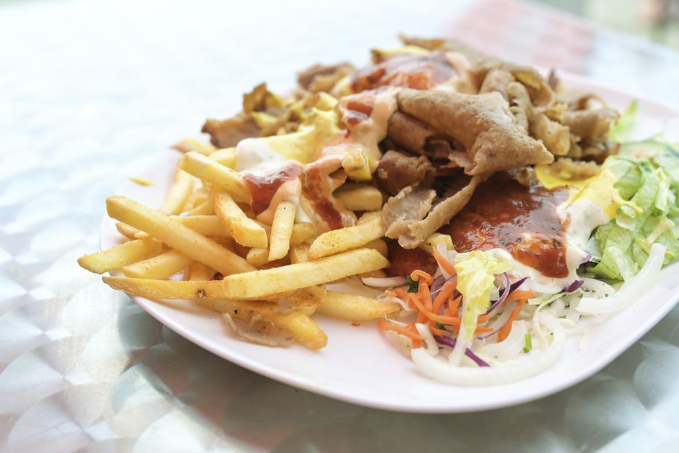 Turkish doner kebab