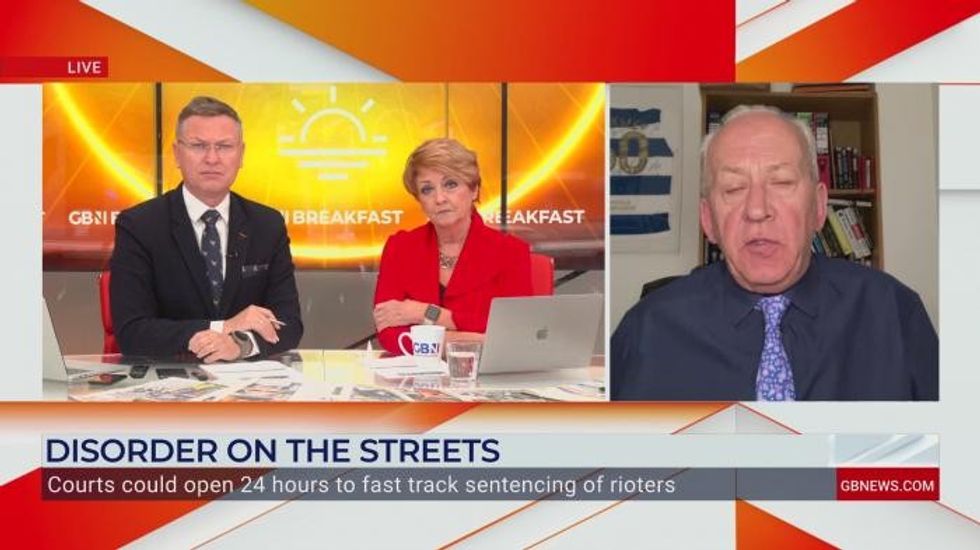 Peter Bleksley fumes at attacks on police officers: 'If you're throwing bricks, you're an idiot'