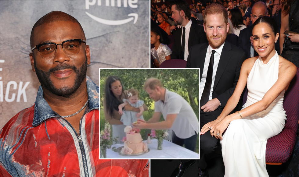 Tyler Perry and Prince Harry and Meghan Markle