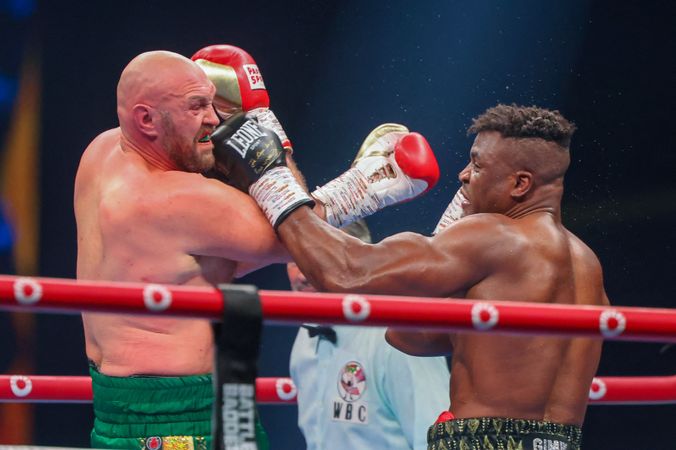 Tyson Fury and Francis Ngannou