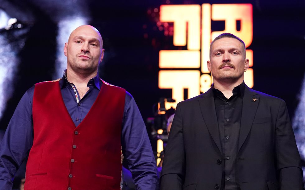 Tyson Fury and Oleksandr Usyk