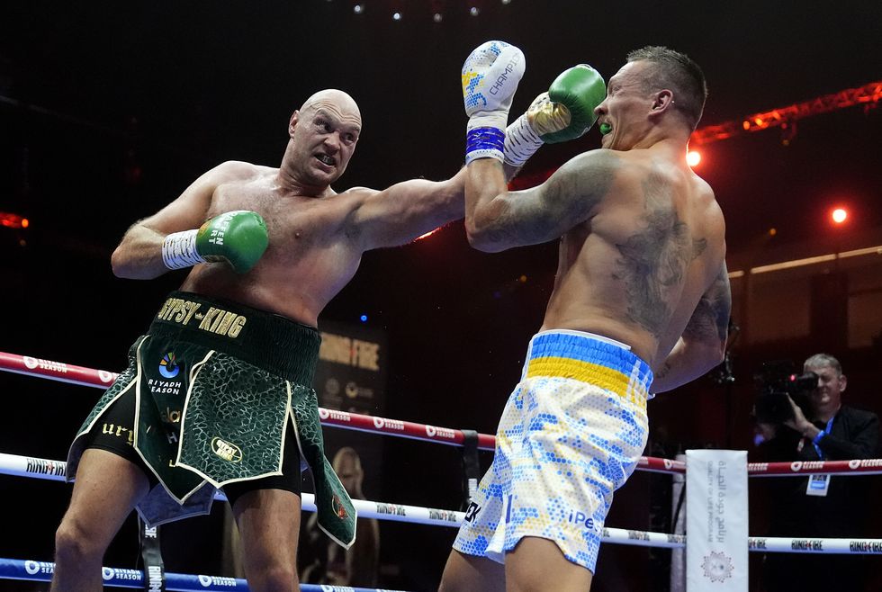 Tyson Fury and Oleksandr Usyk