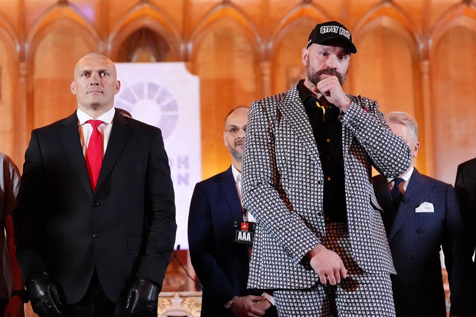 Tyson Fury and Oleksandr Usyk fight night in chaos as British undercard ...