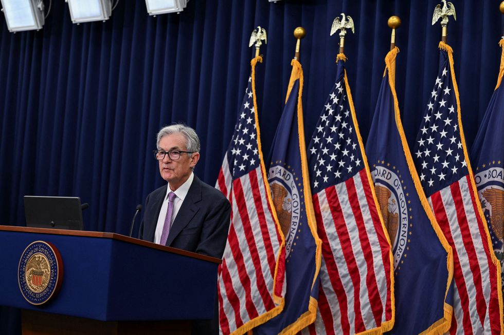 U.S. Federal Reserve Chair Jerome Powell speaks during a press conference