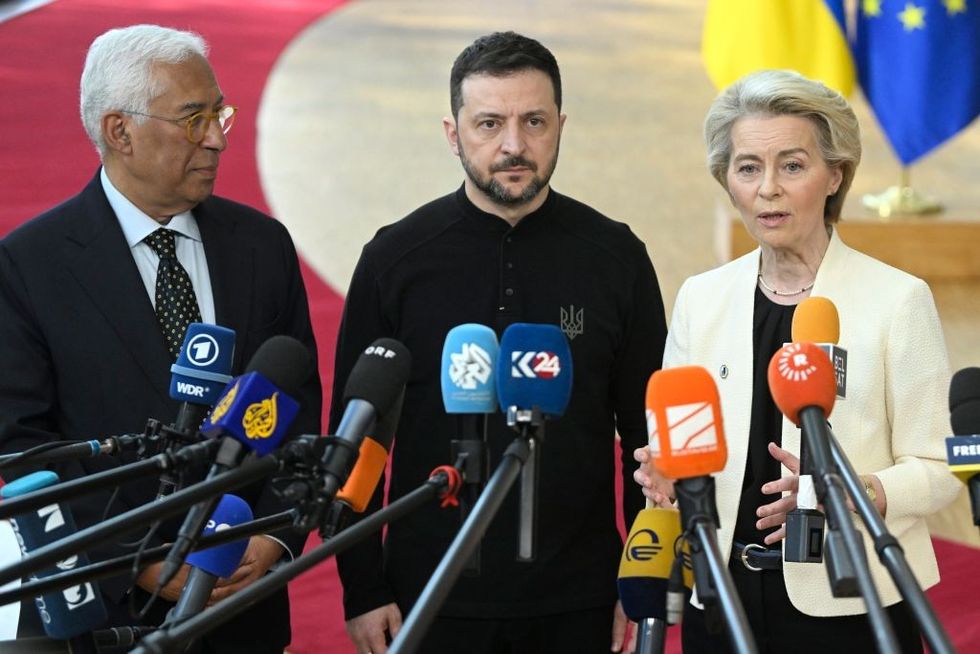 \u200b Ursula von der Leyen (President of the European Commission) & Ant\u00f3nio Costa ( President of the European Council)