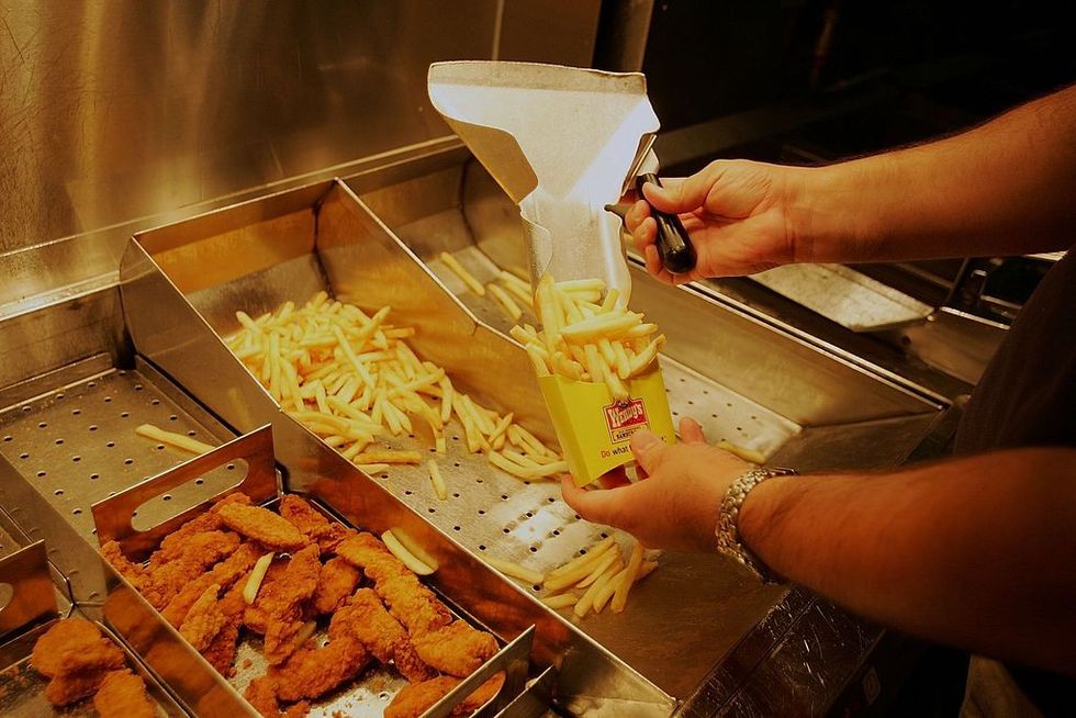 u200b Wendy's french fries and chicken nuggets