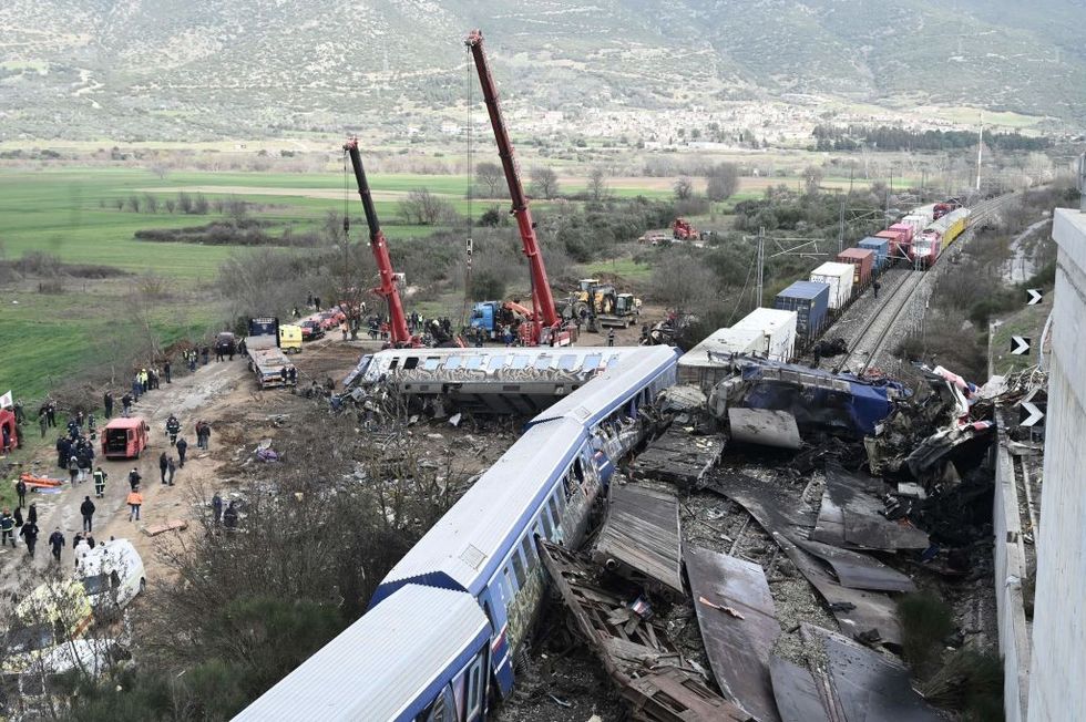 \u200bA collision between two trains caused a derailment near the Greek city of Larissa took place in 2023