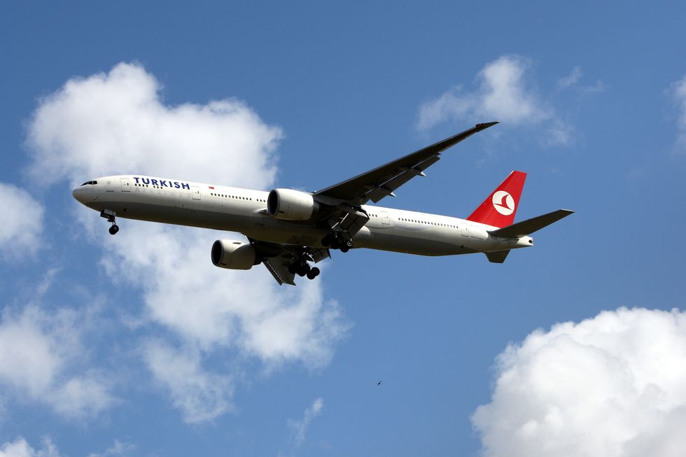 \u200bA Turkish Airlines Boeing 777 plane (file pic)