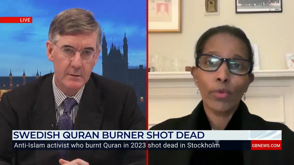 u200bAyaan Hirsi Ali joined Jacob Rees-Mogg on GB News