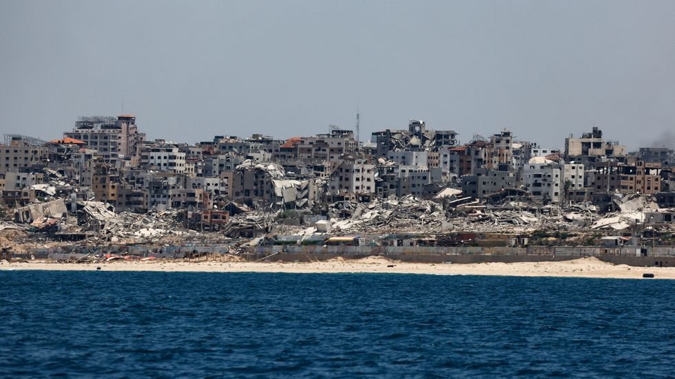 \u200bBuildings destroyed in Gaza