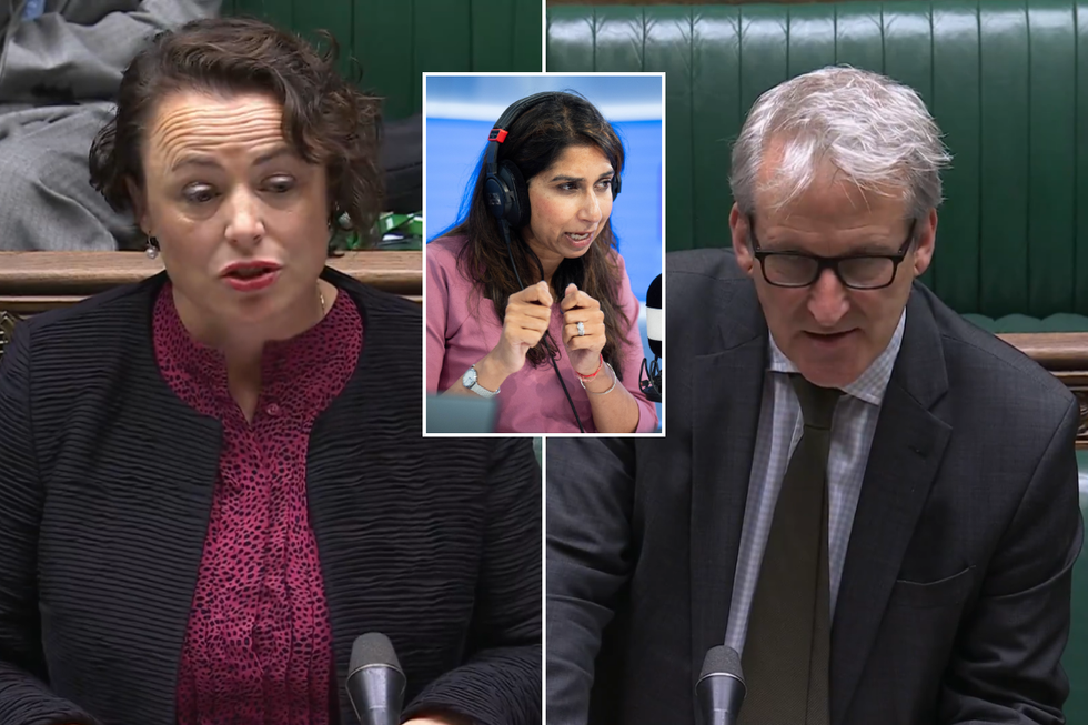 \u200bCatherine McKinnell and Damian Hinds clashed over the legislation