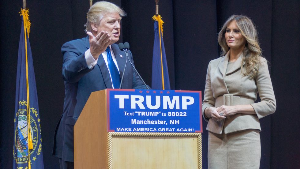 \u200bDonald and Melania Trump