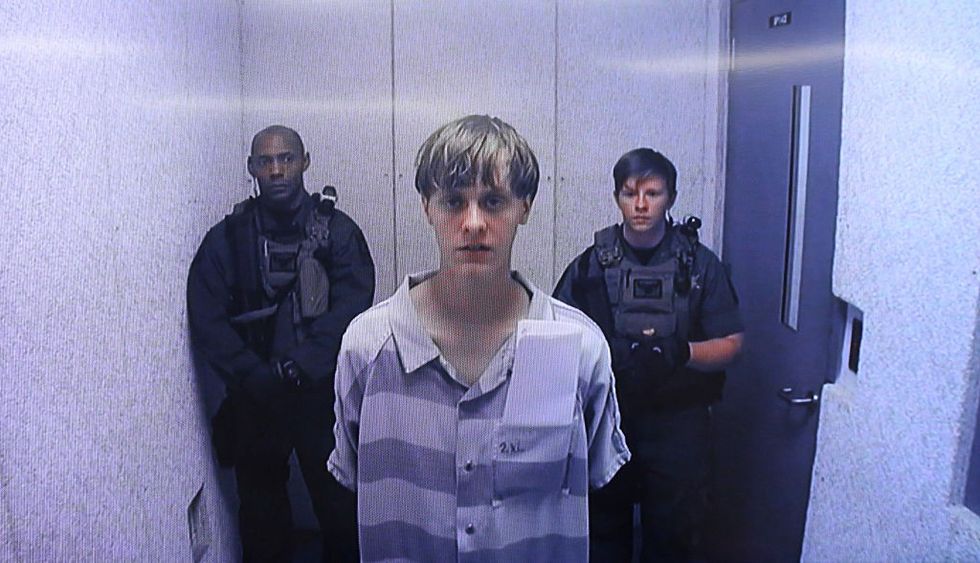 \u200bDylann Roof appears in court in 2015