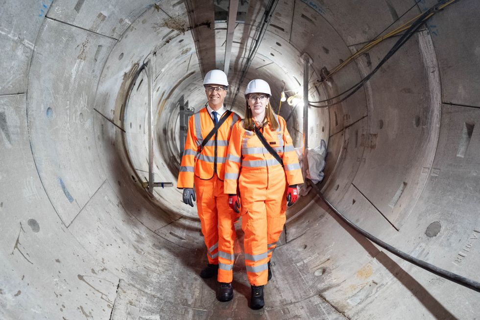 u200bEnergy Security and Net Zero Secretary Ed Miliband during a visit to the London Power Tunnels at Old Kent Road, London