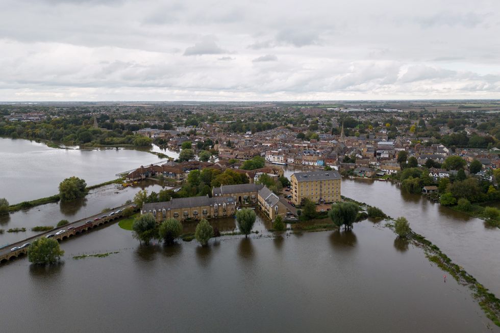 \u200bFlooding around St Ives in Cambridgeshire after the River Great Ouse