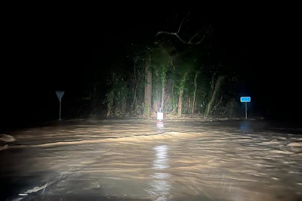 \u200bFlooding in Blakesley, Northamptonshire