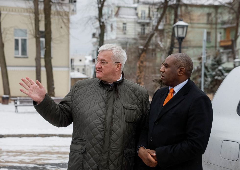 u200bForeign Secretary David Lammy meets Ukraine's Foreign Minister Andrii Sybiha