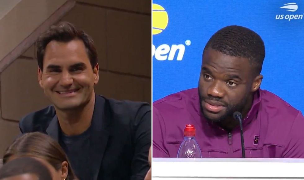 u200bFrances Tiafoe was blown away by Roger Federer at the US Open