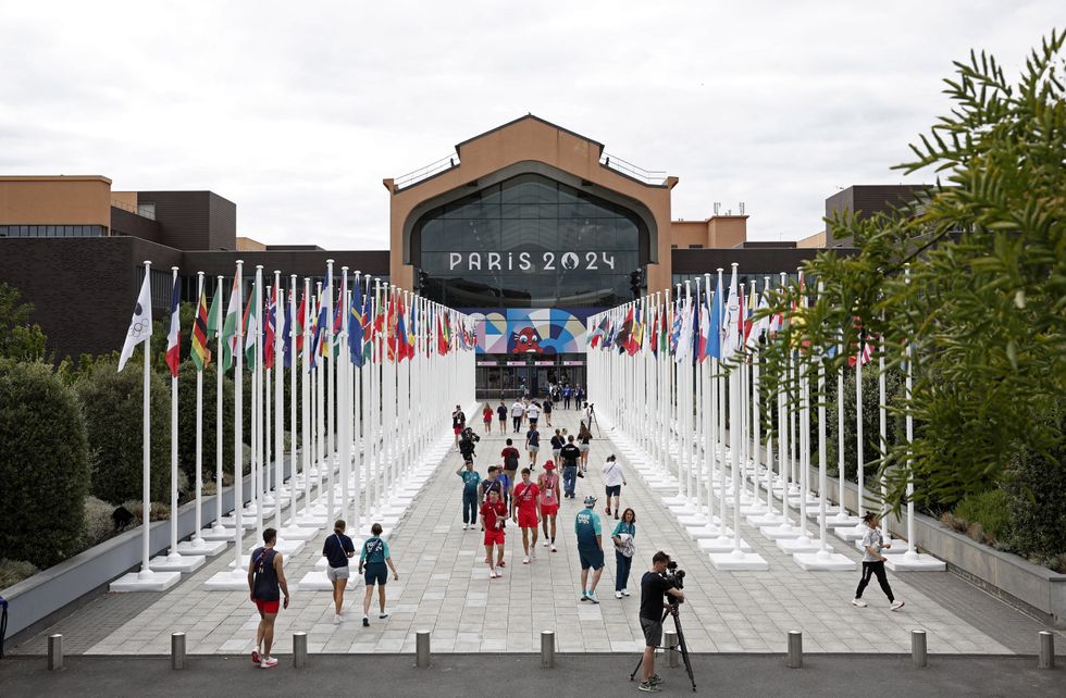 u200bGeneral view of athletes in the Olympic village