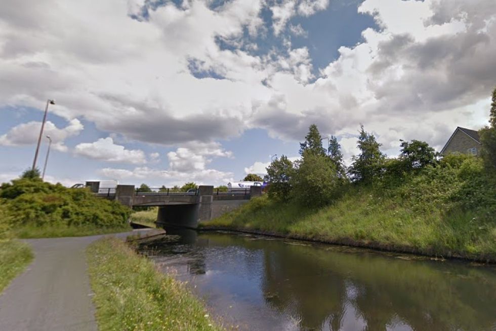 u200bGeneral view of Union Canal in Edinburgh