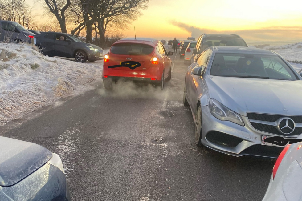 u200bGritters were blocked from key roads in the Peak District