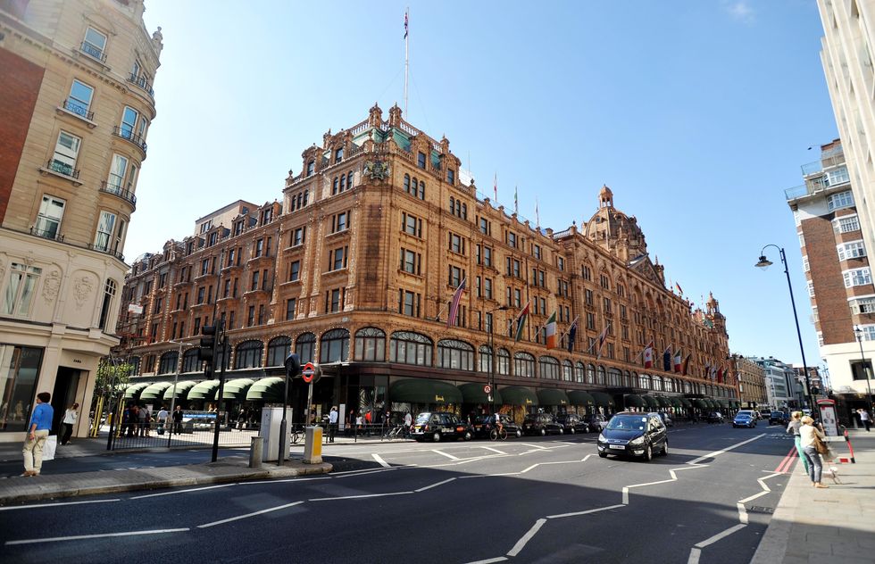 u200bHarrods department store in Knightsbridge, central London