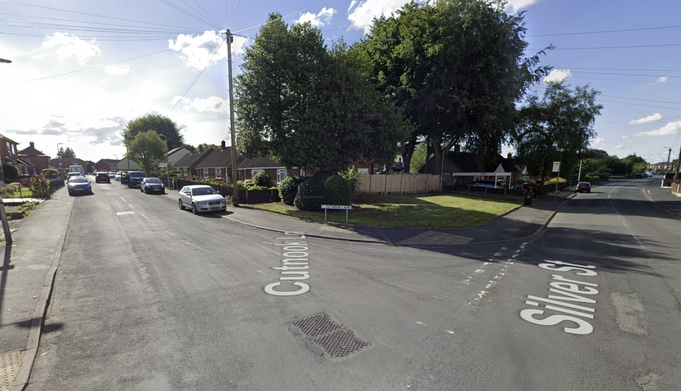 u200bhe junction of Cutnook Lane and Silver Street in Irlam