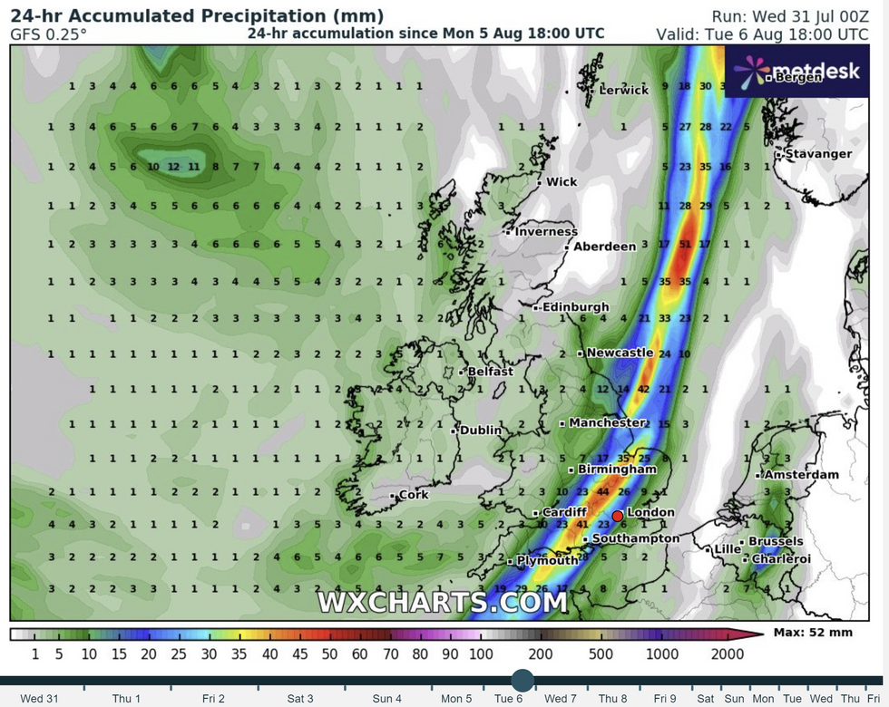 u200bHeavy rain is expected to carry on into next week