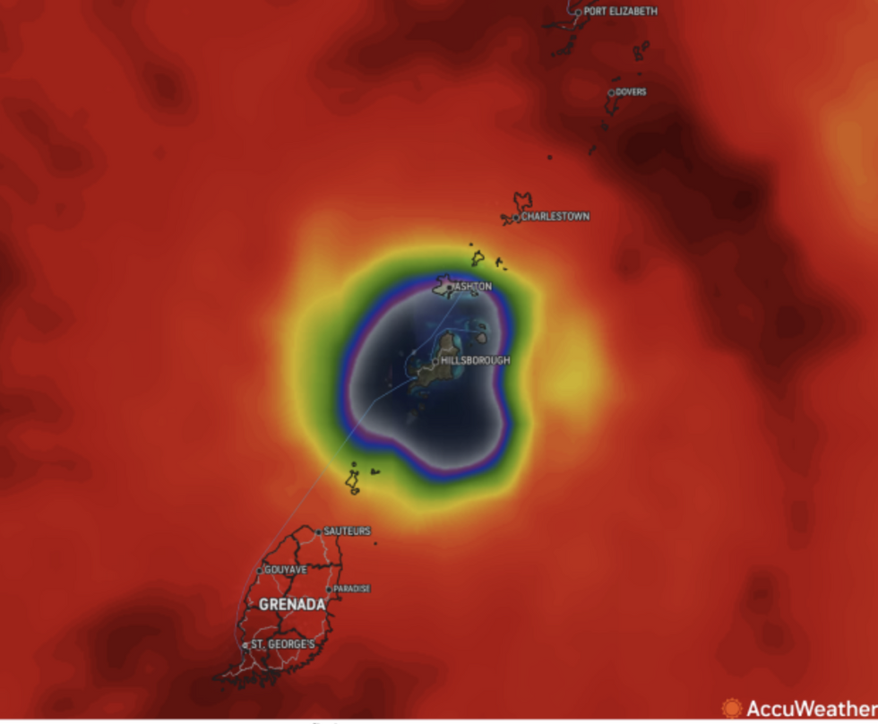 \u200bHurricane Beryl\u2019s eye