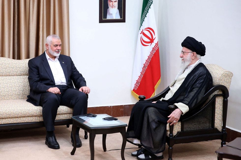 u200bIran's Supreme Leader Ayatollah Ali Khamenei meets with Palestinian group Hamas' top leader Ismail Haniyeh