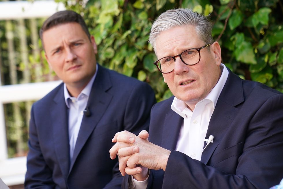 u200bLabour leader Sir Keir Starmer and shadow health secretary Wes Streeting