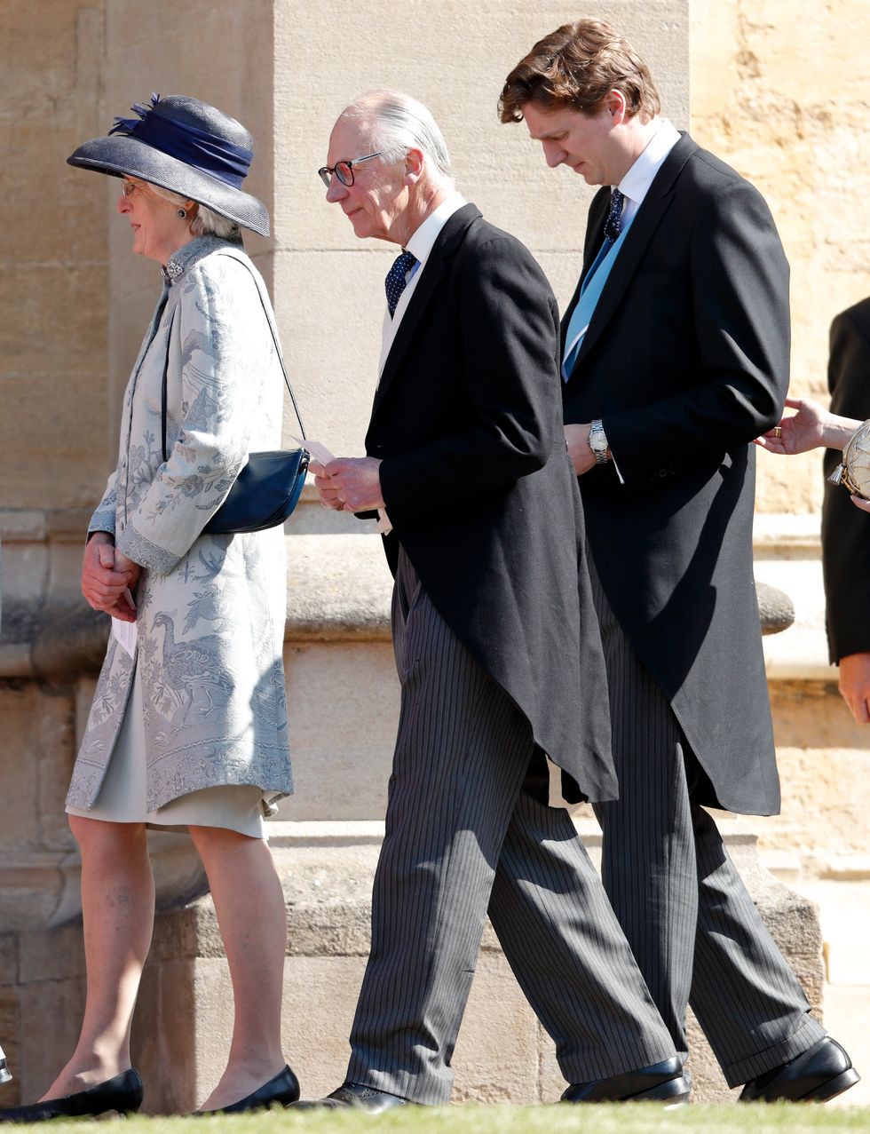 u200bLady Jane Fellowes, Lord Robert Fellowes and Alexander Fellowes