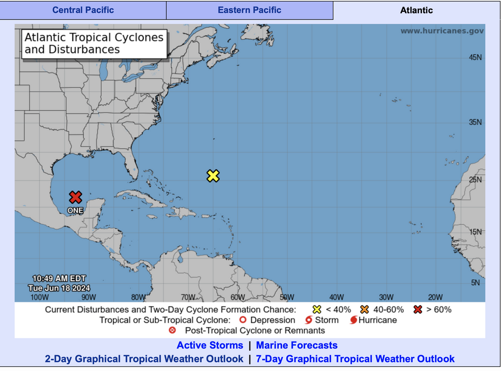 US weather: Americans issued warning as first tropical storm spawns in ...