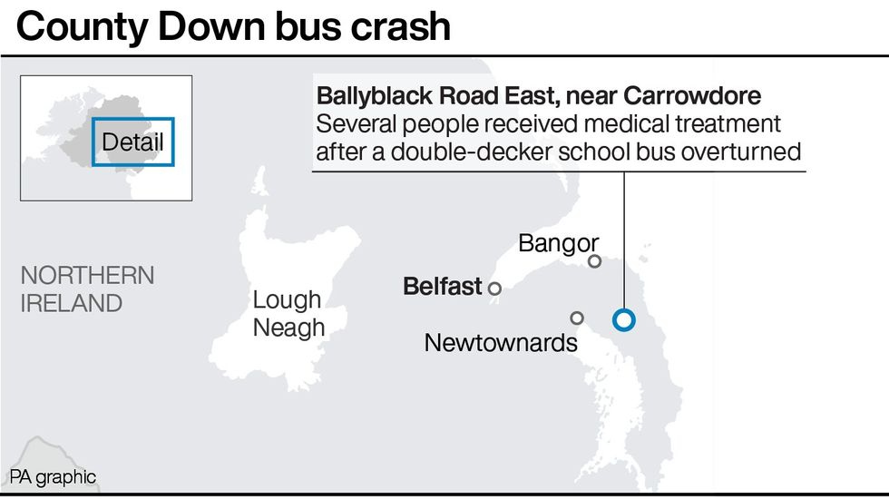 u200bNorthern Ireland bus crash: Where was the crash?