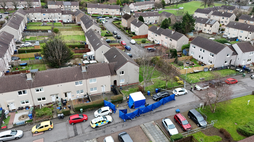 u200bOfficers have erected a cordon around the residential street