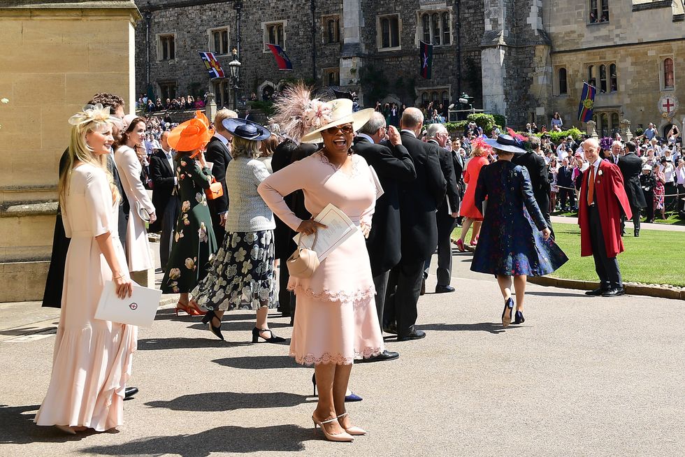 u200bOprah Winfrey leaves St George's Chapel at Windsor Castle