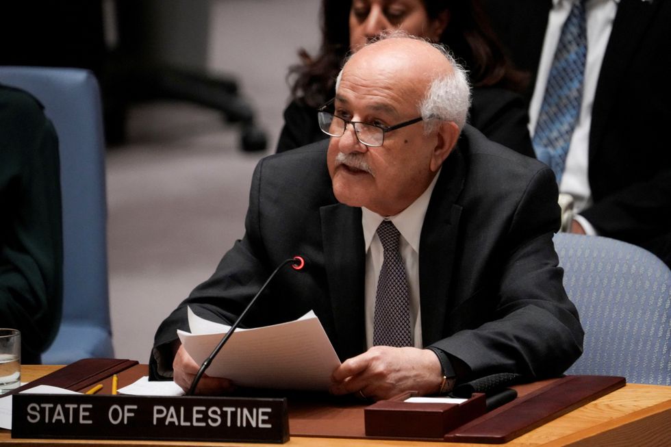 \u200bPermanent Observer for the State of Palestine to the U.N., Riyad Mansour