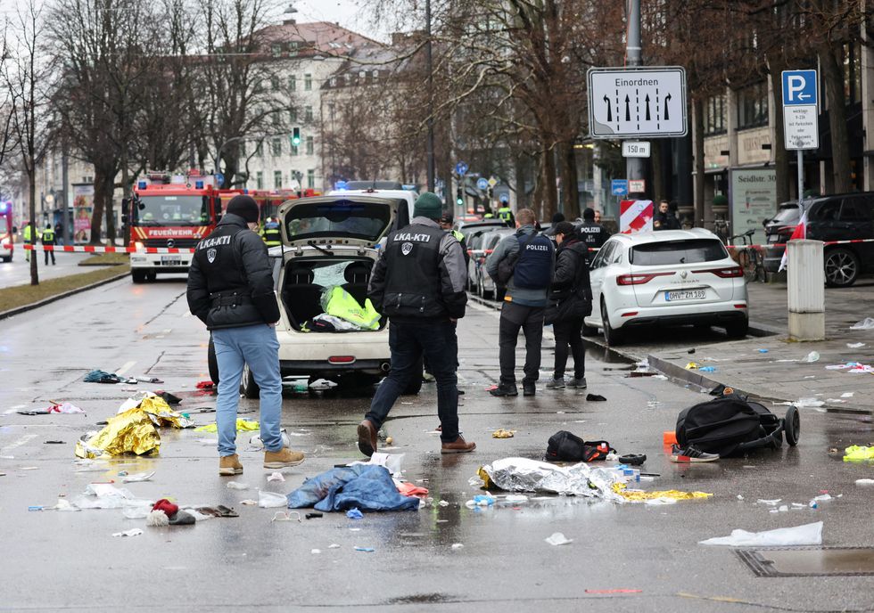 u200bPolice at the scene in Munich