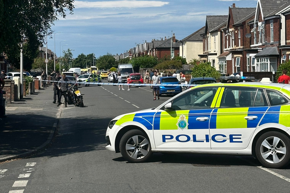 u200bPolice at the scene in Southport