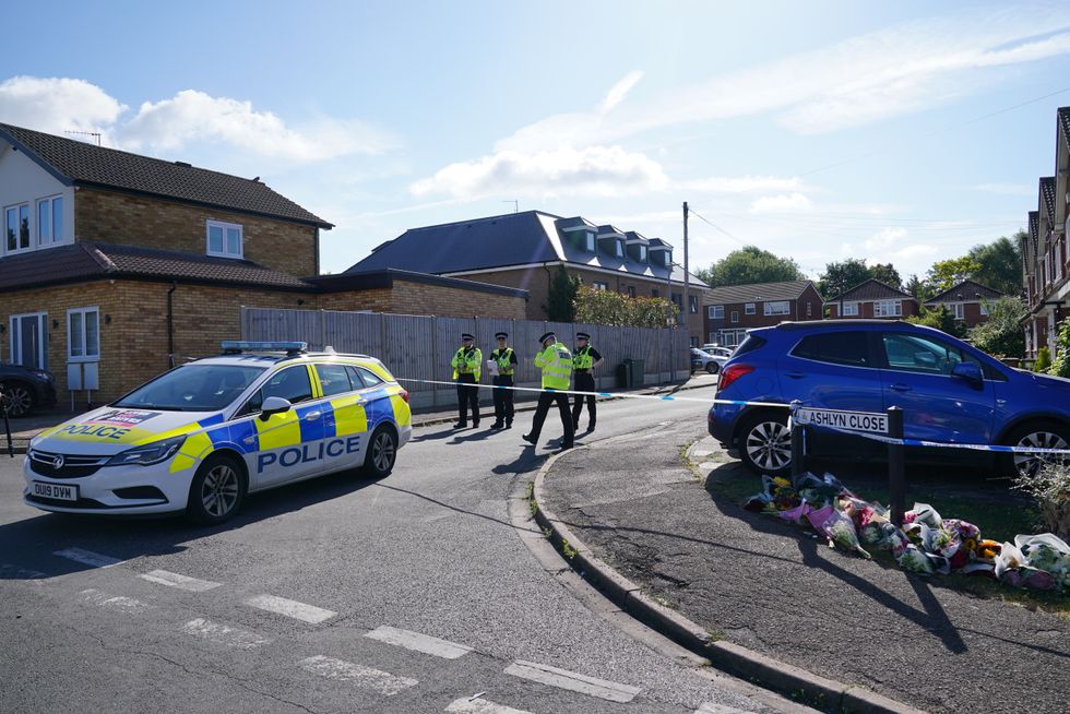 u200bPolice officers at the scene i