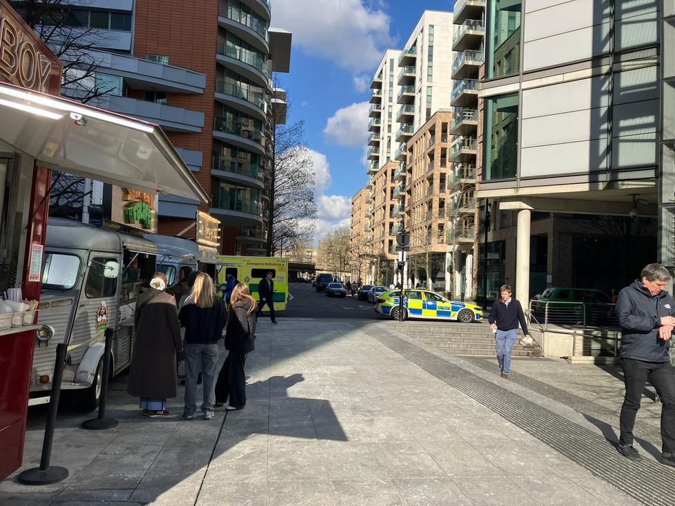 u200bPolice outside the M&S