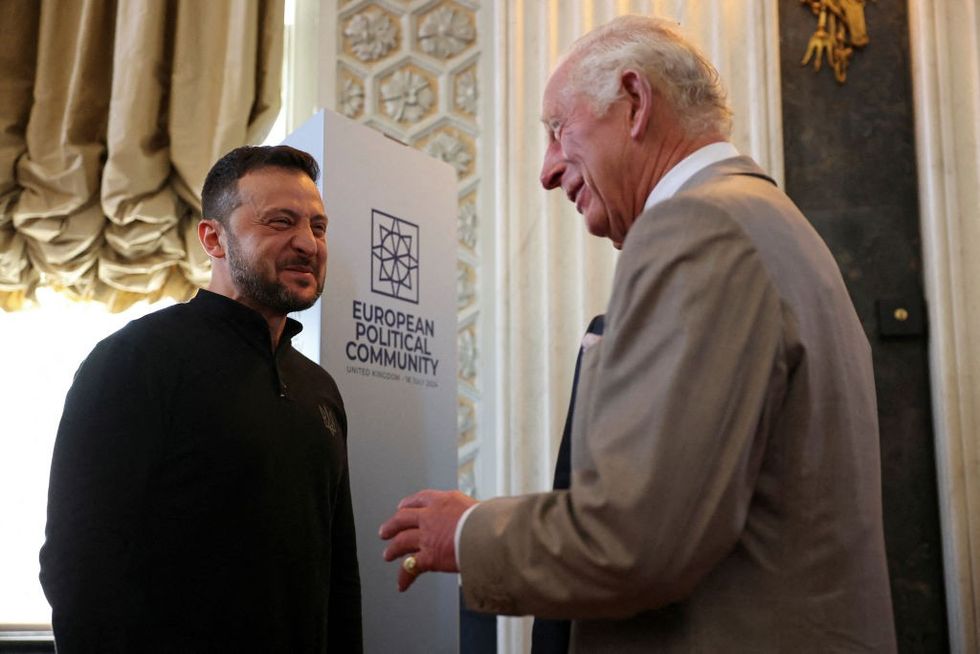 u200bPresident Zelensky meets King Charles